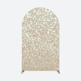 Lofaris Glitter Bokeh Dance Party Double Sided Arch Backdrop